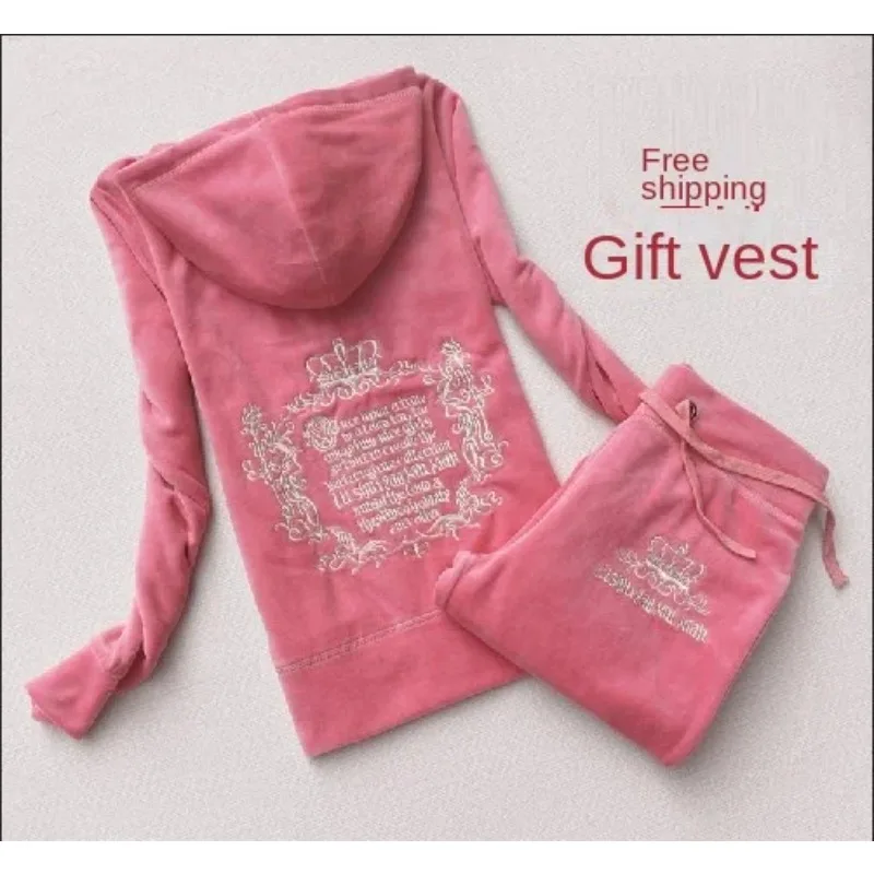 JC Tracksuit Women Velvet Wome - Streetwear Brand Y2K 评论和价格