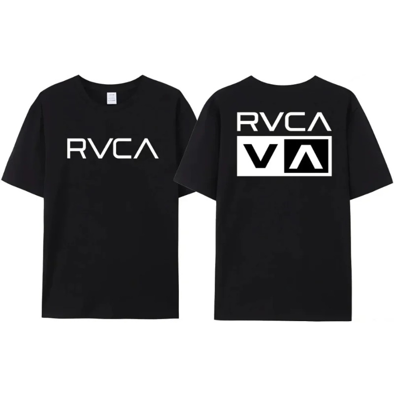 RVCA T Shirt Men Women Black T - Streetwear Brand Designs 评论和价格