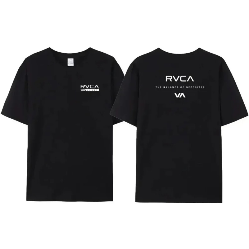 RVCA T Shirt Men Women Black T - Streetwear Brand Designs 评论和价格