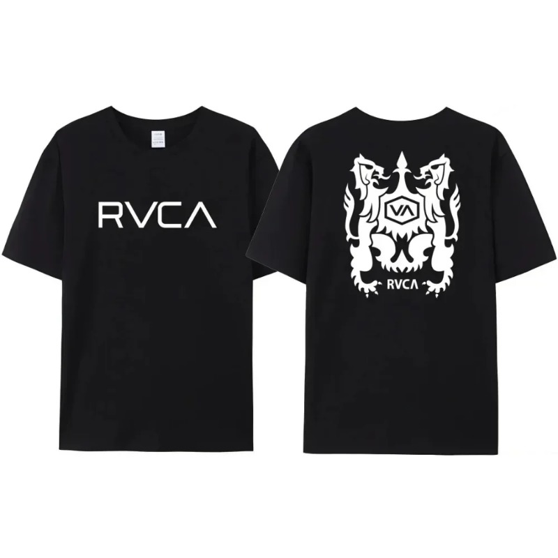 RVCA T Shirt Men Women Black T - Streetwear Brand Designs 评论和价格