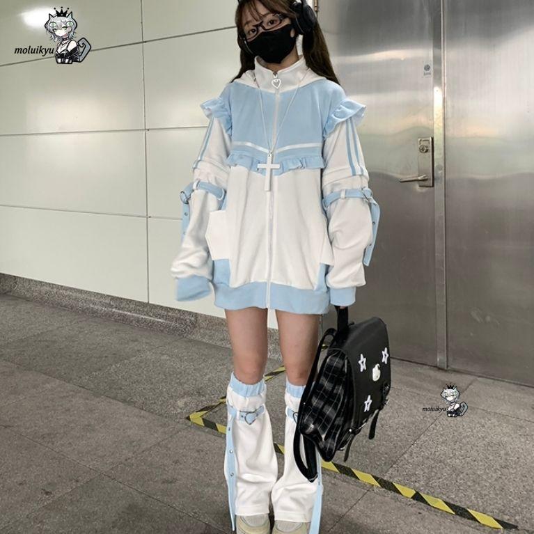 Y2K Kawaii Cat Ear Hoodie Wome - Streetwear Brand Y2K 评论和价格