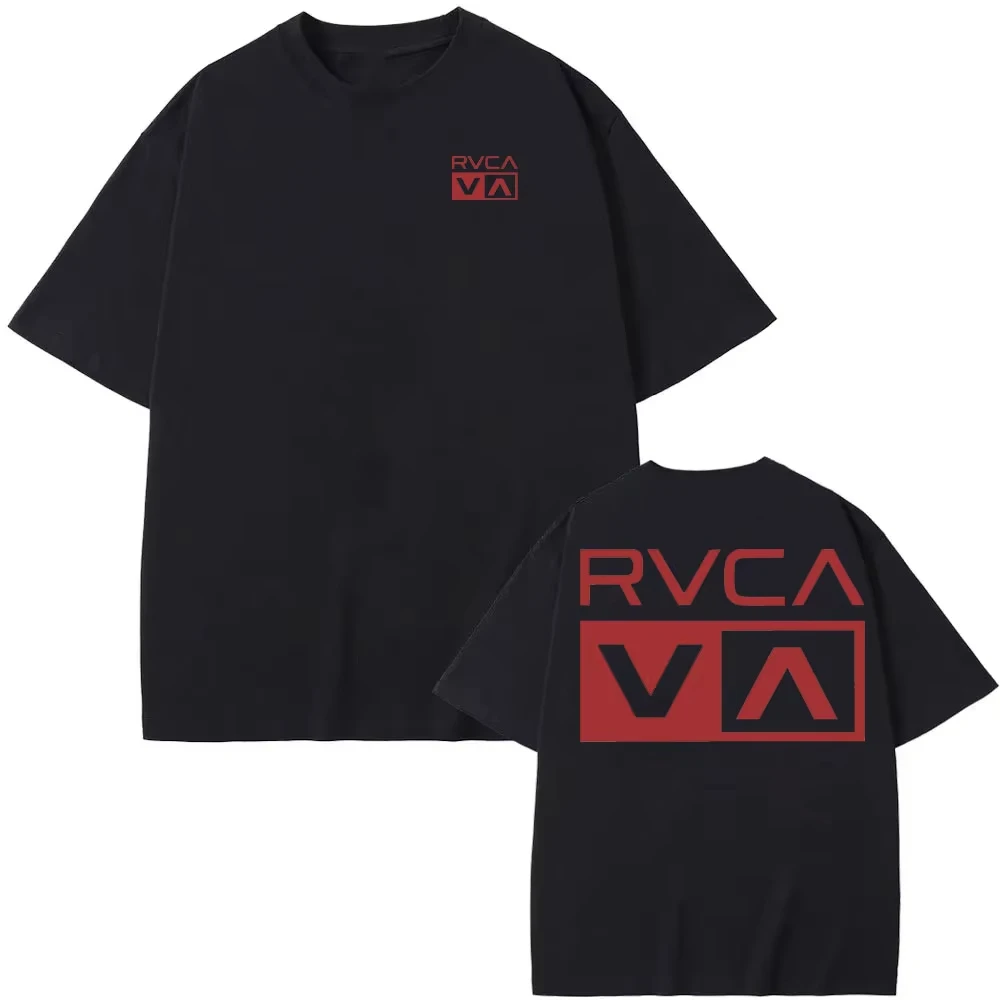 RVCA T Shirt Black Tee Summer  - Streetwear Brand Designs 评论和价格